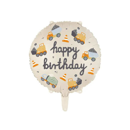 Picture of HAPPY BIRTHDAY CONSTRUCTION VEHICLES FOIL BALLOON 17 INCH